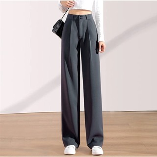 Quần tây nữ ống suông lưng chun cạp cao Dáng Dài 100cm cạp bản to 7cm lưng cao siêu tôn dáng có bigsize và bản Nấm Lùn