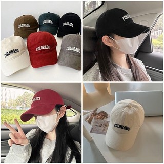 Mũ bóng chày chống nắng thời trang đa năng Retro thêu chữ cái Mũ bóng chày cho nữ Cô gái