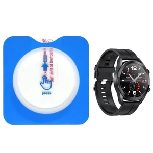 OXXGGKAO Phim Mỏng Bong Bóng Không Bảo Vệ Đồng Hồ Phim Đồng Hồ Kính Cường Lực Cho Watch4 5 6