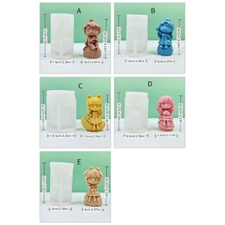 MIS Công Chúa Búp Bê Khuôn Silicon Làm Xà Phòng Handmade Khuôn Nhựa Dính Đúc Khuôn Thạch Cao Bánh Nướng Khuôn Hom