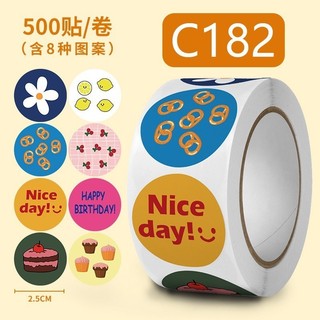Cuộn 500 Sticker - Hoạt Hình Ngộ Nghĩnh, Quà Tặng, Chúc Mừng Sinh Nhật, Anime [21-30]
