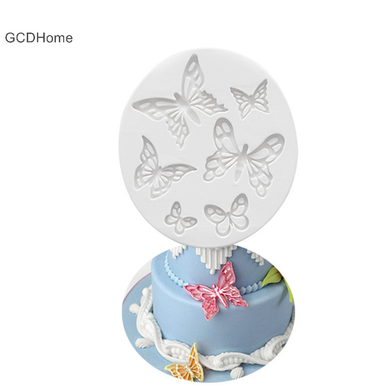 Gcdhome sugarcraft silicone fondant khuôn bánh dụng cụ trang trí khuôn sô cô la HOT