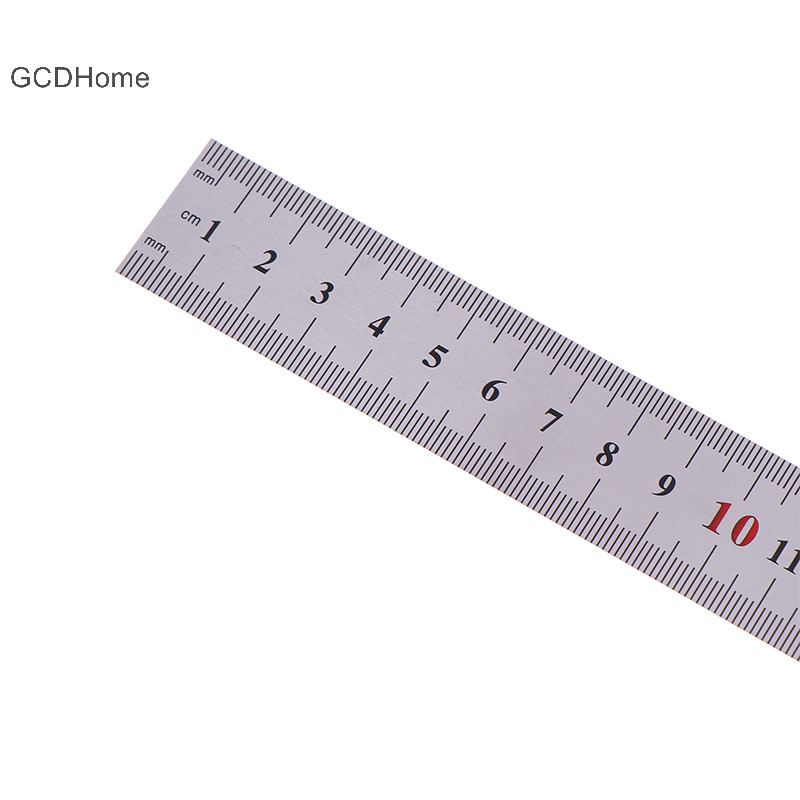 Gcdhome Thép không gỉ Phải Thước góc vuông 90 Thước quay Chế biến gỗ Dụng cụ đo góc Thước vuông 250 / 300mm HOT