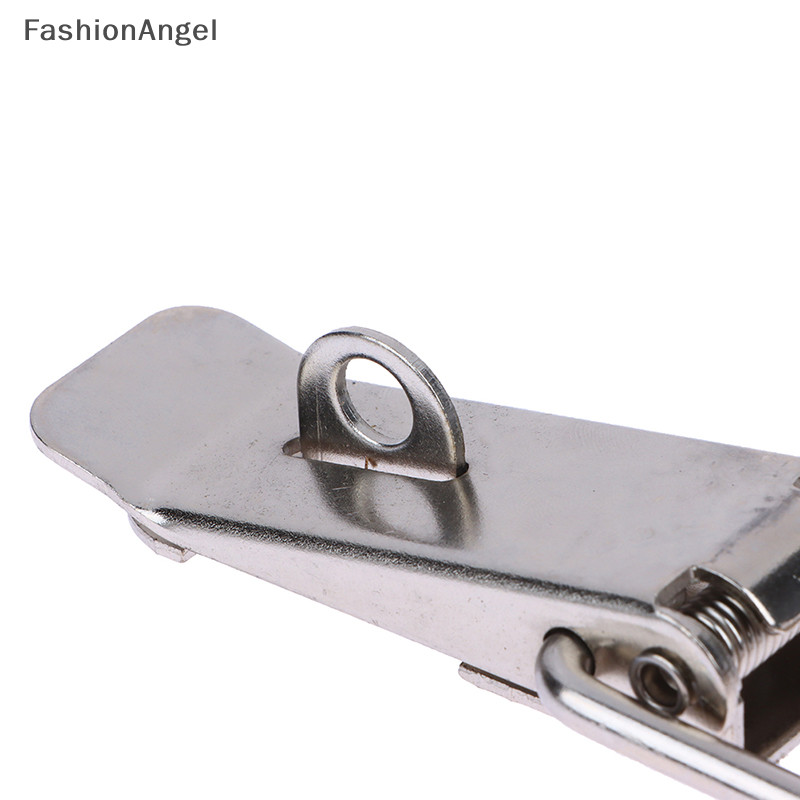 Fashionangel 90 Độ Khóa Miệng Vịt Móc Khóa Thép Không Gỉ Lò Xo Vẽ Chuyển Đổi Chốt TH