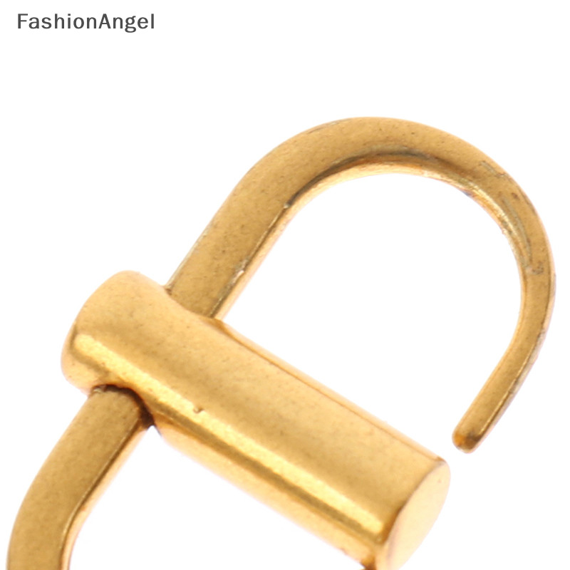 Fashionangel 2X Có Thể Điều Chỉnh Khóa Kim Loại Kẹp Túi Xách Dây Xích Chiều Dài Ngắn Túi Phụ Kiện TH