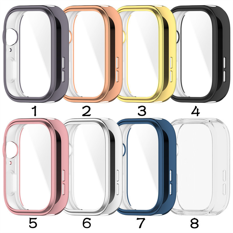 Ốp lưng cho Huawei WATCH FIT 3 4 5 Pro Vỏ bảo vệ trong suốt silicone tpu mềm phụ kiện vỏ bảo hiểm toàn diện Vỏ Huawei WATCH FIT3 FIT4 FIT5 PRO
