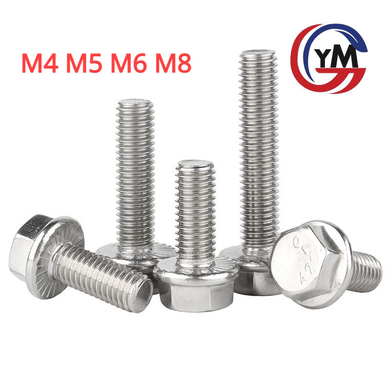 [Ymh1] M4M5M6M8 Bulong liền long đền inox 304 - Ốc chống tháo ,Bulong ...