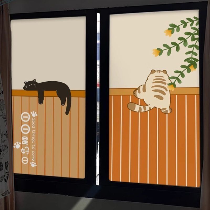 Miếng dán thủy tinh tĩnh không keo toàn bộ mất điện phòng ngủ phòng tắm phòng tắm văn phòng miếng dán cửa sổ mất điện trang trí chống nhìn trộm bảo vệ quyền riêng tư phim mờ