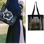 Túi Tote Đi Biển ESSENCEH, Túi Rửa Hoa Hoạt Hình, Di Động Có Dây Kéo Nylon Lưới Đeo Vai Túi Nữ