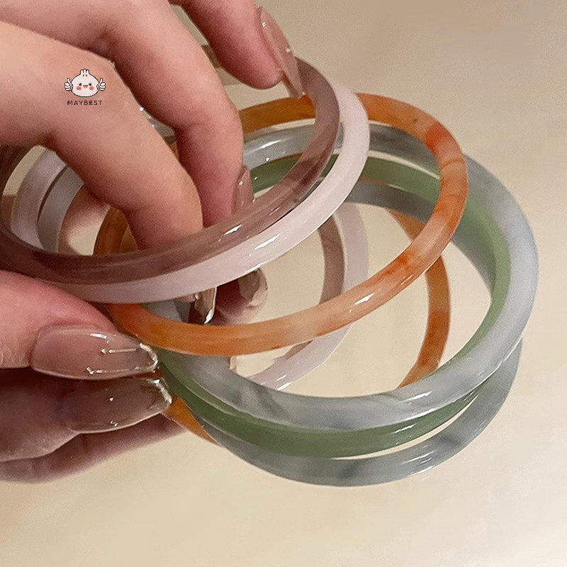 Maybest Giả Mã Não Vòng Tay Đá Vòng Tay Tinh Tế Nữ Phụ Kiện Thời Trang Vòng Tay Jingle Quà Tặng {VN}