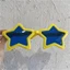 RTJIFSS Kính Mát Hình Ngôi Sao, Tiệc Khiêu Vũ Thanh Mới Lạ Kính Pentagram Lớn, Lễ Hội Halloween Dễ Thương Kính Trang Phục Nhiều Màu Sắc Cho Người Lớn