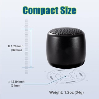 Loa Bluetooth di động Mini tốt nhất Loa Bluetooth nhỏ nhất có âm thanh HD Loa Bluetooth không dây cho điện thoại thông minh Ảnh Selfie Trả lời cuộc gọi điện thoại PPHU