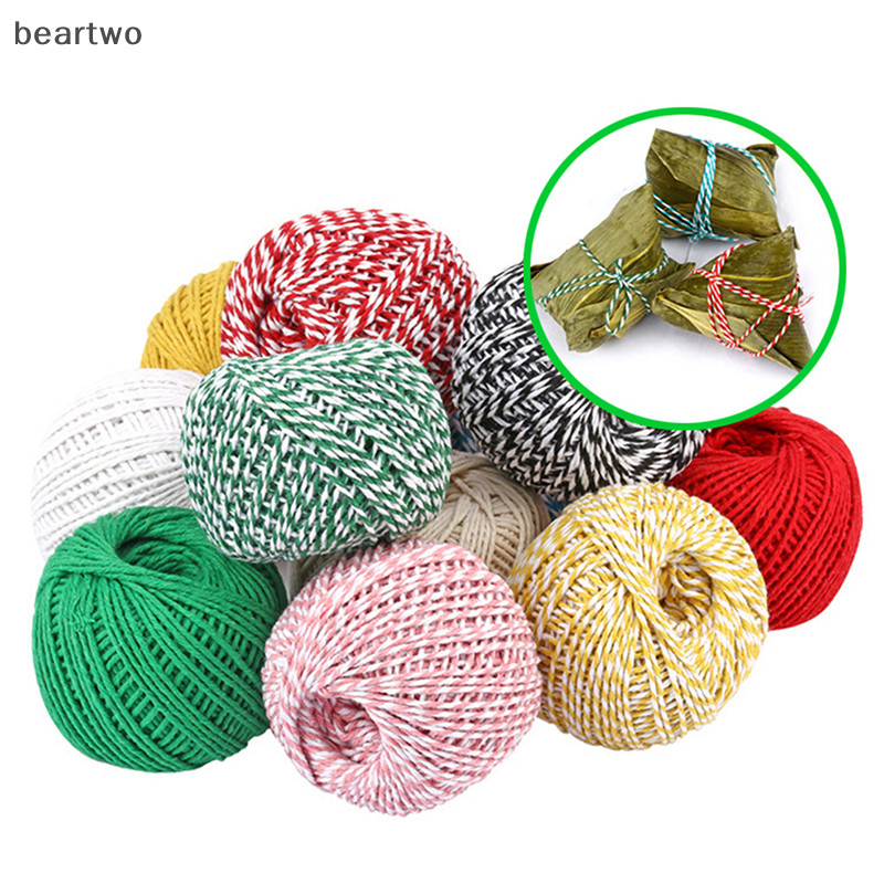 < Beartwo > 75m Dây buộc thịt bằng vải Cotton dành cho đồ tể nấu ăn Dây buộc thịt Xúc xích Dây buộc đẹp