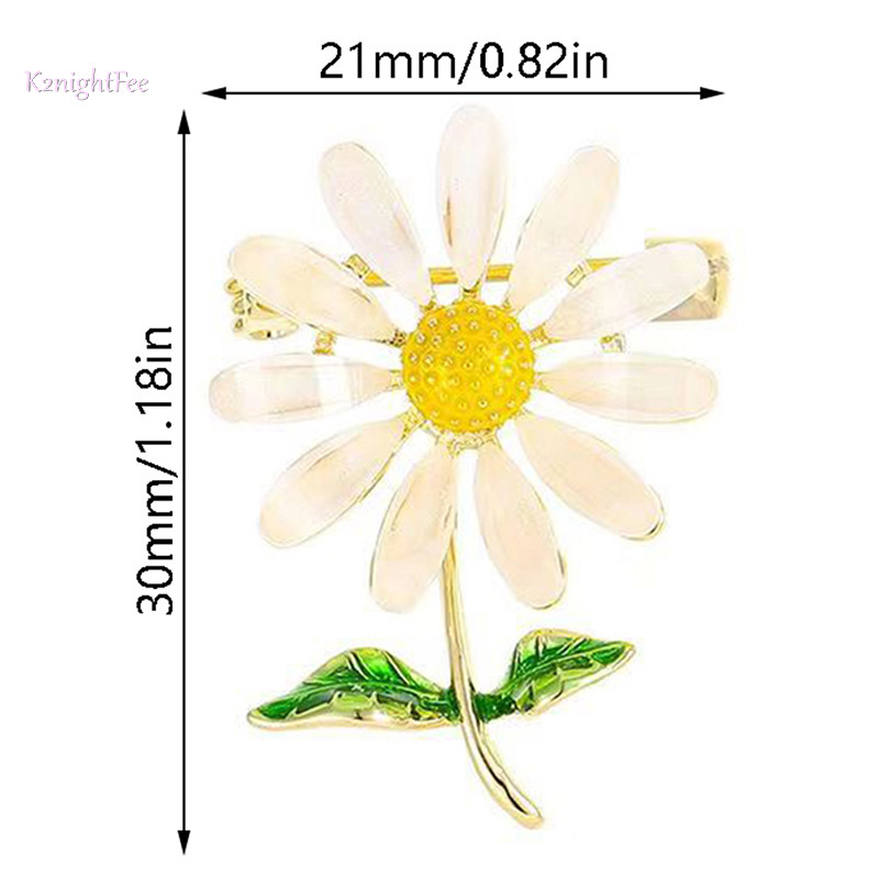 K2nightfee Men Sáng Tạo Hoa Cúc Trâm Pin Áo Bé Gái Hợp Kim Thổ Cẩm Pin Phụ Kiện Trang Sức Trâm Cài Ngày Lễ Quà Tặng Trang Sức VN