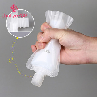 < zhuliye789 > Chai đựng chất lỏng trang điểm Chai du lịch cầm tay Túi đóng gói mỹ phẩm