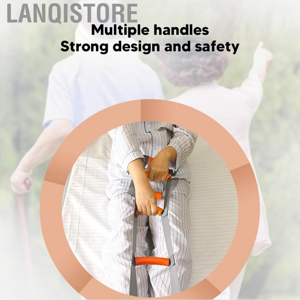 Lanqistore Hỗ trợ thang giường có dây tay cầm Người trợ giúp kéo lên chỗ ngồi US