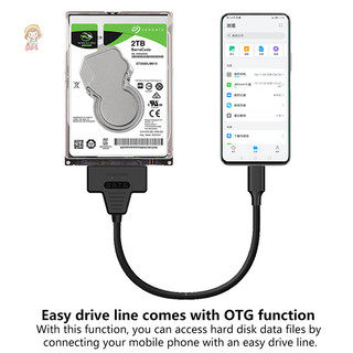 Bộ chuyển đổi TWE SATA sang USB 3.0 2.0 / Type-C cho ổ cứng gắn ngoài 2,5 / 3,5 Inch SDD Đĩa cứng kết nối ngoài Bộ chuyển đổi dòng ổ đĩa VN