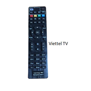 tay điều khiển remote từ xa đầu thu viettel mẫu mới-kèm pin-tay đầu bấm đầu thu viettel mẫu mới