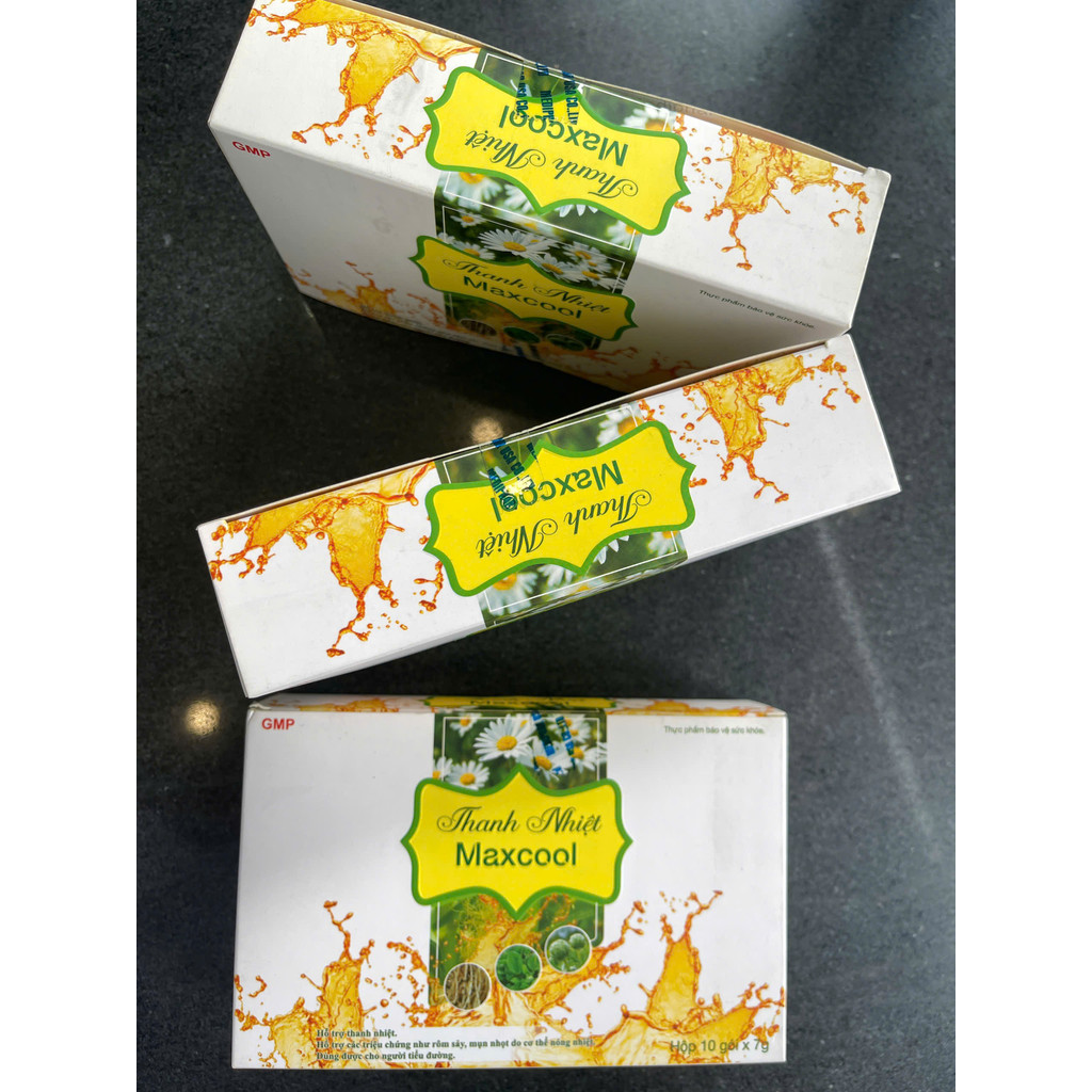 THANH NHIỆT MAXCOOL, HỘP 10 GÓI | Shopee Việt Nam