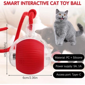 Pet Toy Bóng Bông Cho Mèo Cún Con Lăn Tự Chơi Giải Sầu Bóng Có Chuông Bên Trong