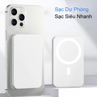 [????Free shipping????️]Sạc dự phòng không dây, Sạc nhanh 20W từ tính,Công suất 5000mAh - VH MART