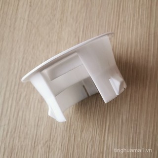 3 gói phụ kiện nắp trắng cho ấm trà thủy tinh, nắp chai nước lạnh đa năng, nắp ấm nhựa PC sọc hình bát giác YYYC