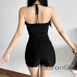 Áo ba lỗ mùa hè dành cho nữ và áo ngực Bandeau Bộ áo Vest không tay màu trơn Dạo phố