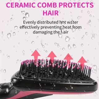 2-in-1  Electric Hot Comb Multifunctional  for Wet & Dry Hair Straight Hair  Styling Tool Straightening Brush
