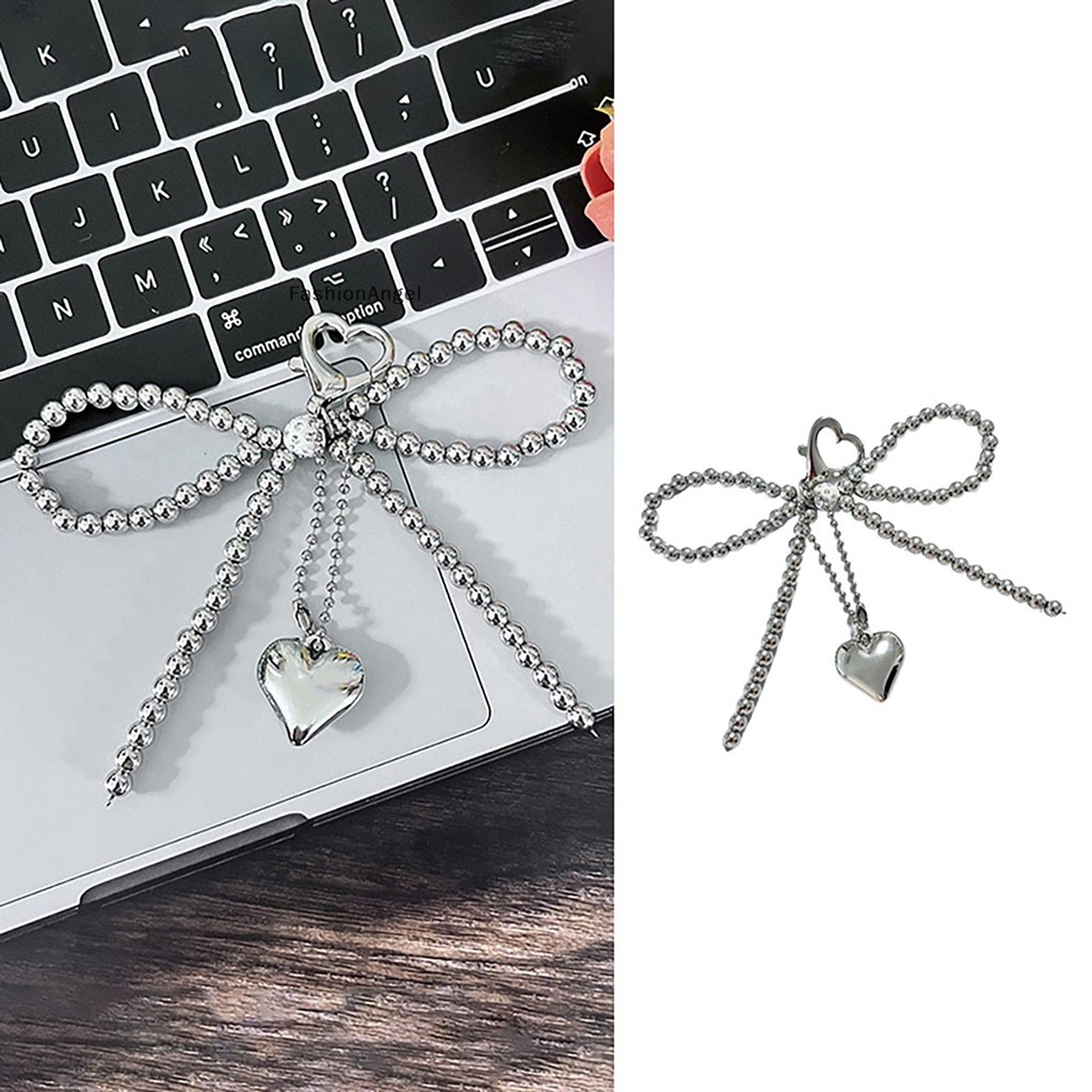 FashionAngel Ngọt Ngào Nơ Trái Tim Móc Khóa Mặt Dây Chuyền Đáng Yêu Đính Hạt Trang Trí Móc Khóa Quyến Rũ Điện Thoại Dây Quyến Rũ Túi Mặt Dây Chuyền
Mặt dây chuyền móc khóa trái tim nơ ngọt ngào đáng yêu