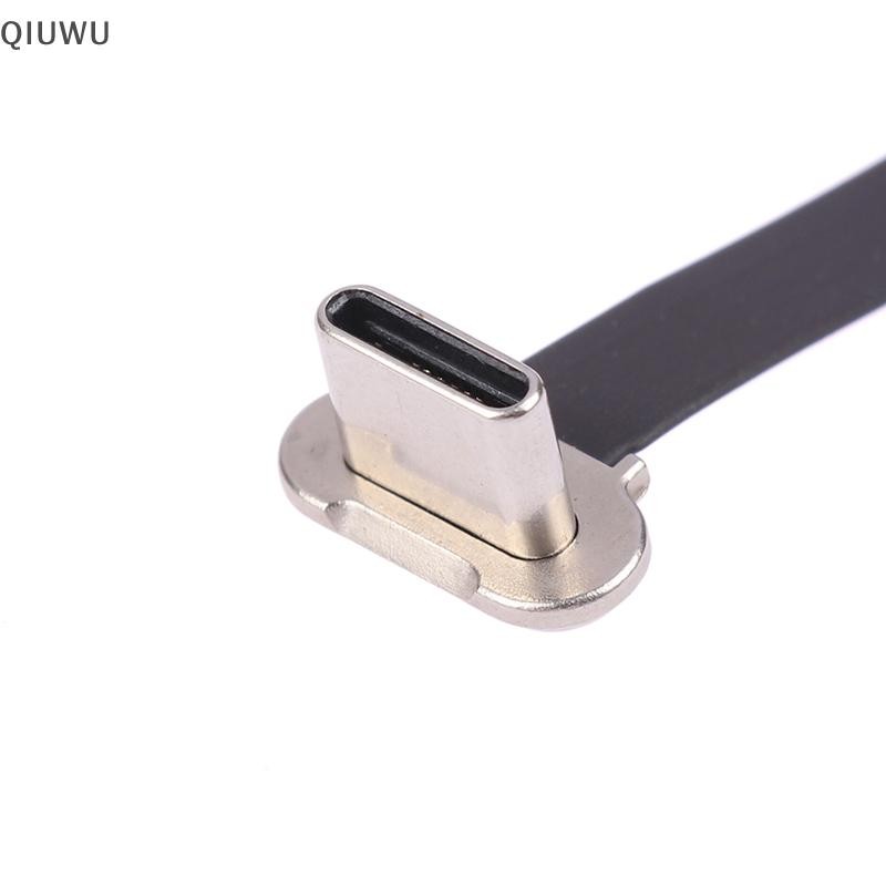 Bảng thử nghiệm QIUWU USB C TYPE-C USB FPC Cáp phẳng mềm Cáp sạc nam sang nam Cáp sạc nhanh Dây sạc mở rộng cho điện thoại.
