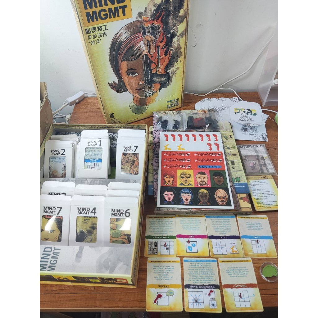 Boardgame Mind MGMT + 2 bản mở rộng - Truy tìm điệp viên bản Trung Tigar