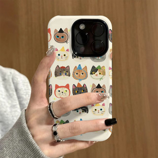 Ốp Lưng 2 Trong 1 Cho Apple 17 / 16 Ốp Điện Thoại iPhone 15 Pro Max Phim Mới 14 / 13 Sáng Tạo 12 / 11 Pro Max 7 / 8 Plus Ốp Điện Thoại Bóng Hai Lớp
