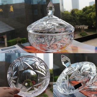 Thố Đựng Mứt Tết Thủy Tinh Hũ Để Bánh Kẹo Hoa Quả Đẹp Có Nắp Kín Delisoga TG1086 - Trường An VN