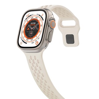 Dây Silicon Cho Apple Watch series 10 46mm 42mm 44mm 45mm 40mm 41mm Vòng Tay Thể Thao Mùa Hè iwatch Ultra 2 49mm