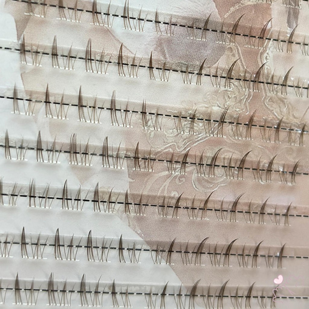 lông mi giả Lông mi dưới thực tế 4-7mm Cụm lông mi chống nước hàng ngày Thích hợp cho mọi loại mắt