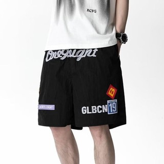 Quần short nam GKSSS thời trang và phổ biến phong cách Hồng Kông quần short thể thao thông thường phong cách đường phố tươi mát