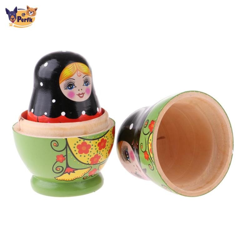 5 Chiếc Dễ Thương Nga Làm Tổ Búp Bê Matryoshka Bộ Búp Bê Cho Trẻ Em Đồ Chơi Sinh Nhật Giáng Sinh Phục Sinh Quà Tặng Trang Trí Nhà Cửa