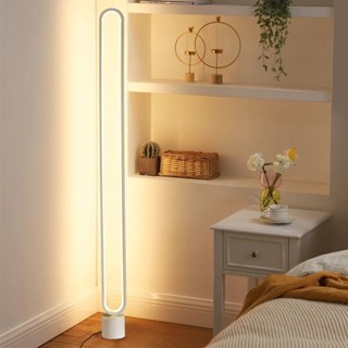 AIMI Bắc Âu Đèn Sàn Cắm Led Trang Trí Phòng Khách Đèn Đứng Kim Loại Tricolor Văn Phòng Phòng Phòng Ngủ Đèn Góc Đèn Cây Decor Phòng Khách
