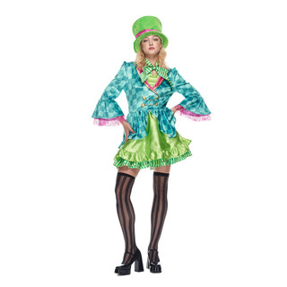 Trang Phục Mad Hatter Cho Phụ Nữ - Theme Halloween & Steampunk, Thích Hợp Tiệc Lễ Hội