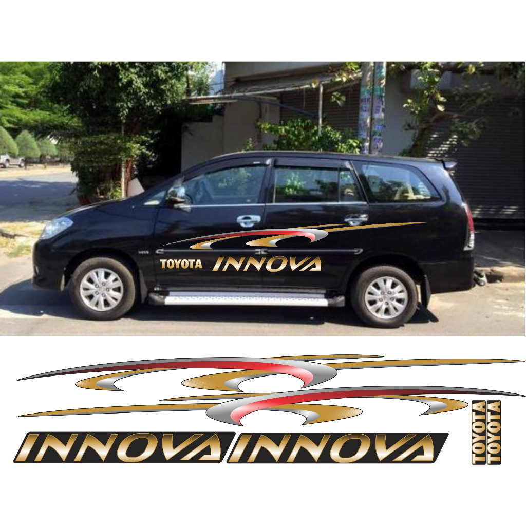 Tem dán xe ô tô 7 chỗ cao cấp mẫu Innova Toyota nhiều dòng xe innova ...