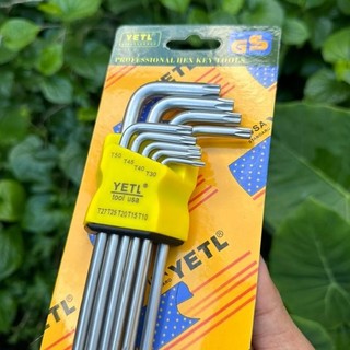 Bộ lục giác đầu bi hoặc đầu bông 9 món Yetl đa năng