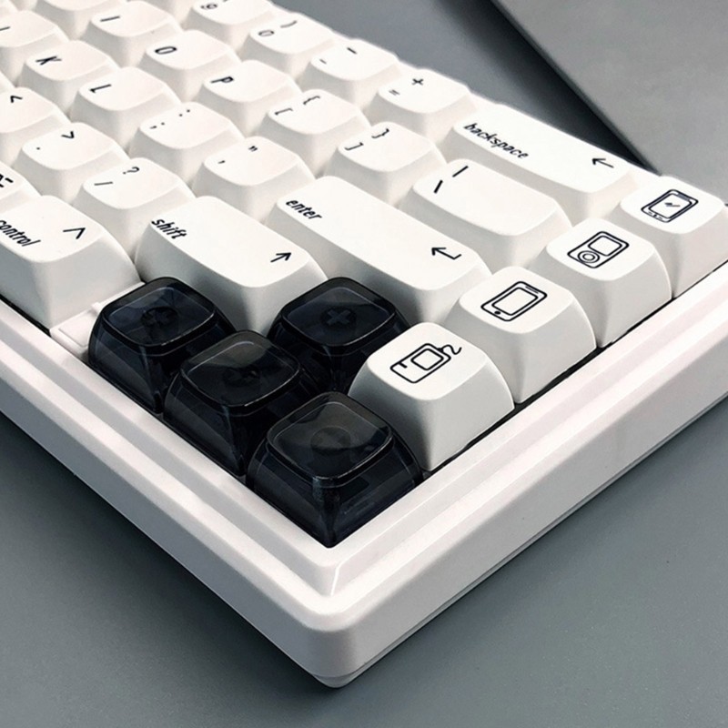 Star 1 Chiếc Trống XDA Keycaps 1 Độ Dày 5 Mm Cho Bàn Phím Cơ Cải Thiện Hiệu Suất Gõ Của Bạn Keycap Trong Suốt