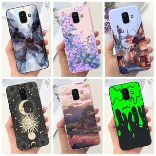 Ốp Lưng Cho Samsung Galaxy A6 (2018) / A6 Plus (A6 +) SM-A600G A605G A6Plus Ốp Điện Thoại TPU Silicon Mềm In Hình Thời Trang