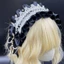 Băng đô ren MERIGGIARE lolita, Mũ nón ruy băng nơ nhiều màu, Đạo cụ chụp ảnh dễ thương với kẹp Băng đô tóc ngọt ngào dành cho nữ