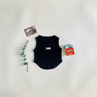 A4- Áo ba lỗ gân vạc bầu cho bé gái siu dễ thương - Size 8-35Kg