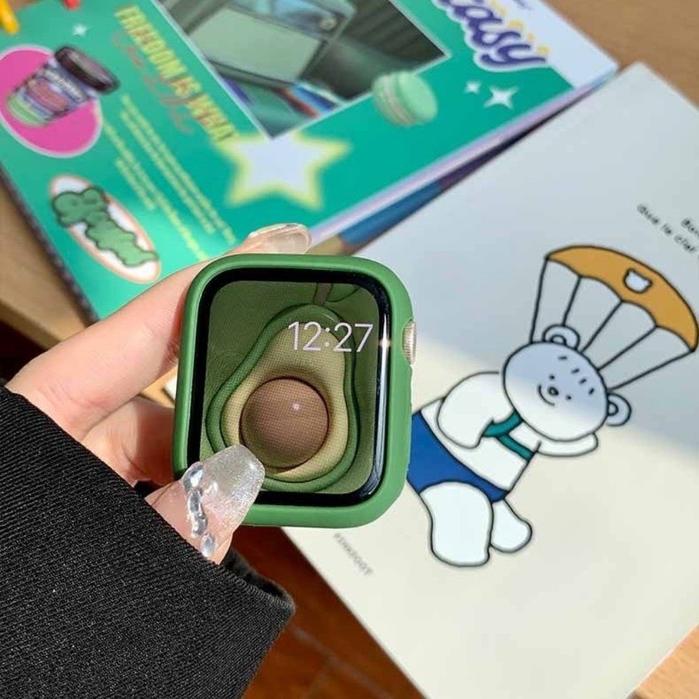 Kẹo Mềm Silicon Trong Suốt Bảo Vệ Series 11 Ốp Lưng Apple Watch Ultra 2 49mm Cho Series 9 41mm 45mm 8 7 6 SE 5 Vỏ Bảo Vệ S11 Cho iWatch 44mm 40mm 42mm 38mm Trong Suốt