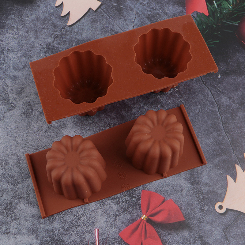 8 Khoang Colli Khuôn Bánh Silicon Mousse Pudding Món Tráng Miệng Khuôn Thơm Nến Khuôn DIY Dụng Cụ Nướng Bánh