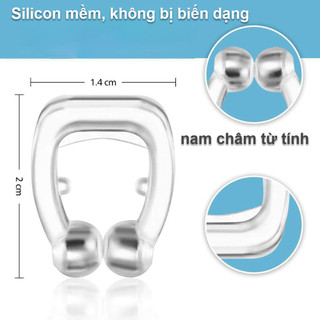 Set 5 cái Thiết bị kẹp mũi Silicon y tế hỗ trợ chống ngủ ngáy - Giúp cải thiện giấc ngủ cả gia đình GD001
