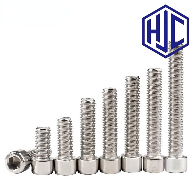M6M8M10 Ốc lục giác inox Mạ niken Bulong lục giác đầu trụ【Kích thước ...