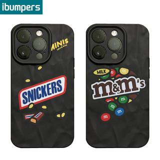 ibumpers Ốp Lưng IPhone Sô Cô La Hoạt Hình Dễ Thương Họa Tiết Cho IPhone 16 15 14 12 13 11 Pro Max IP 7 8 Plus X XS XR Ốp Điện Thoại Silicon Mềm Chống Sốc Mỏng